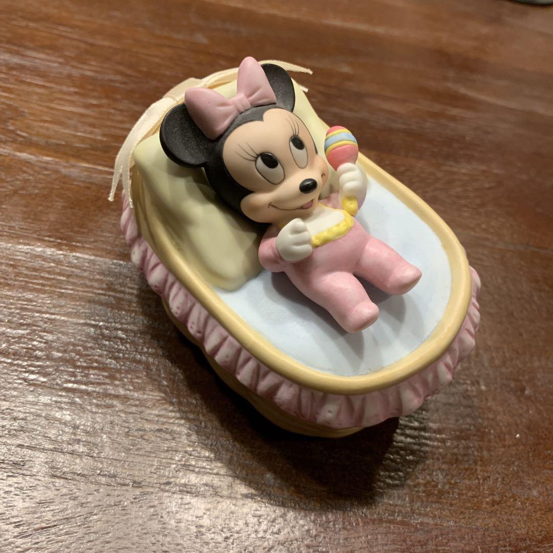 極美品 ベビーミッキー オルゴール ゆりかご 星に願いを