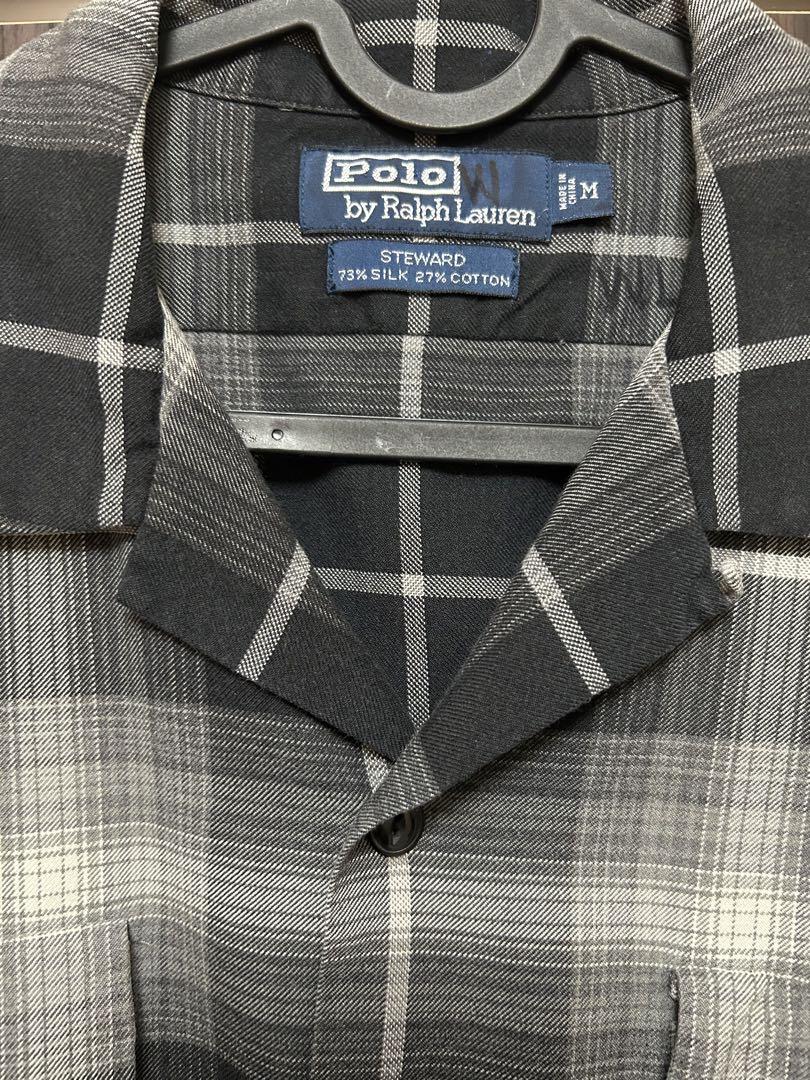 Ralph Lauren 開襟シャツ　オープンカラー　STEWARD オンブレ