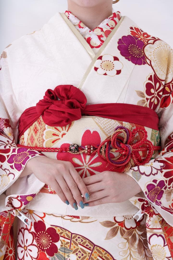 ≪美品≫正絹　振袖９点フルセット【794】【155cm~165cmの方用】