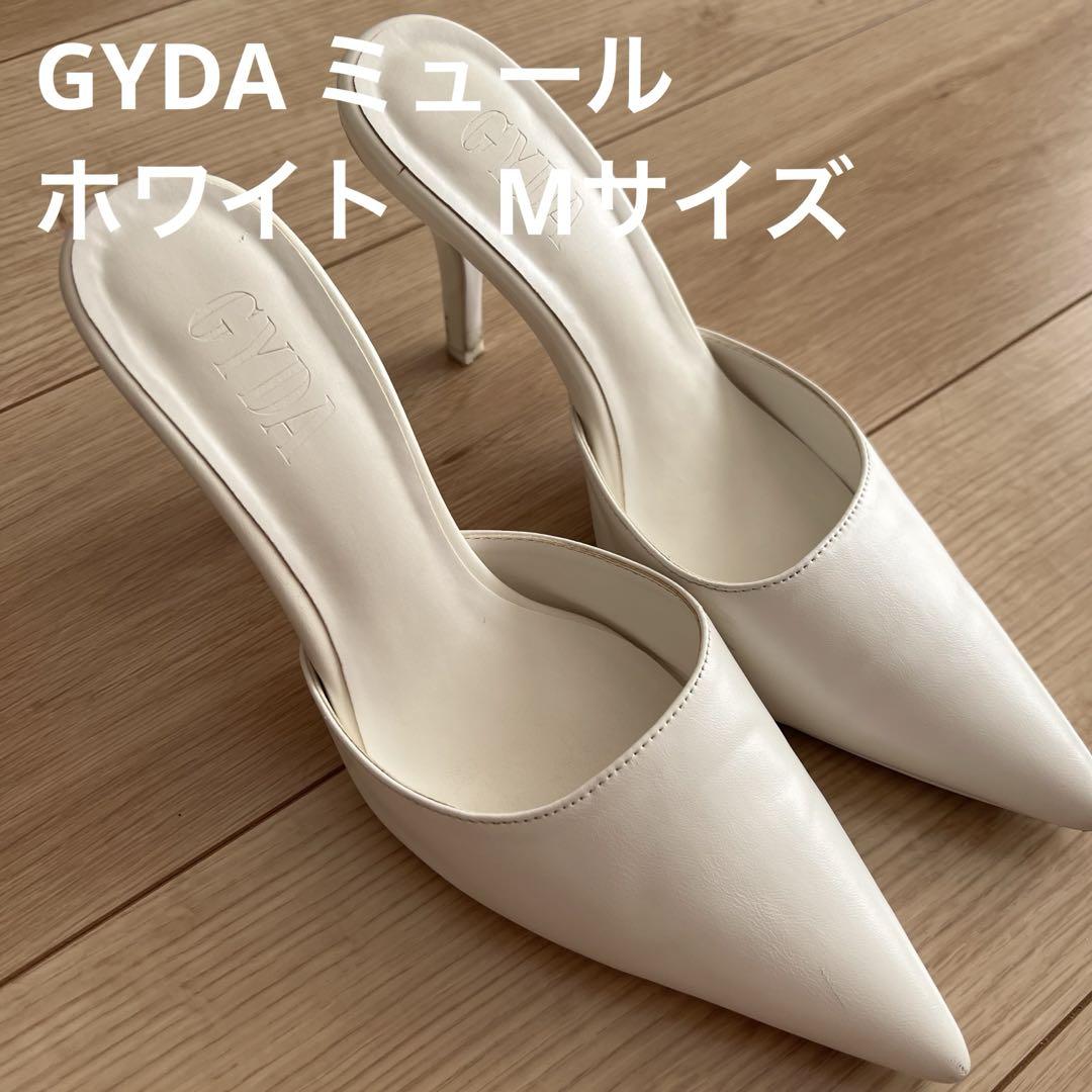 超特価セール開催！！ GYDA ホワイト ハイヒール パンプスMサイズ 靴