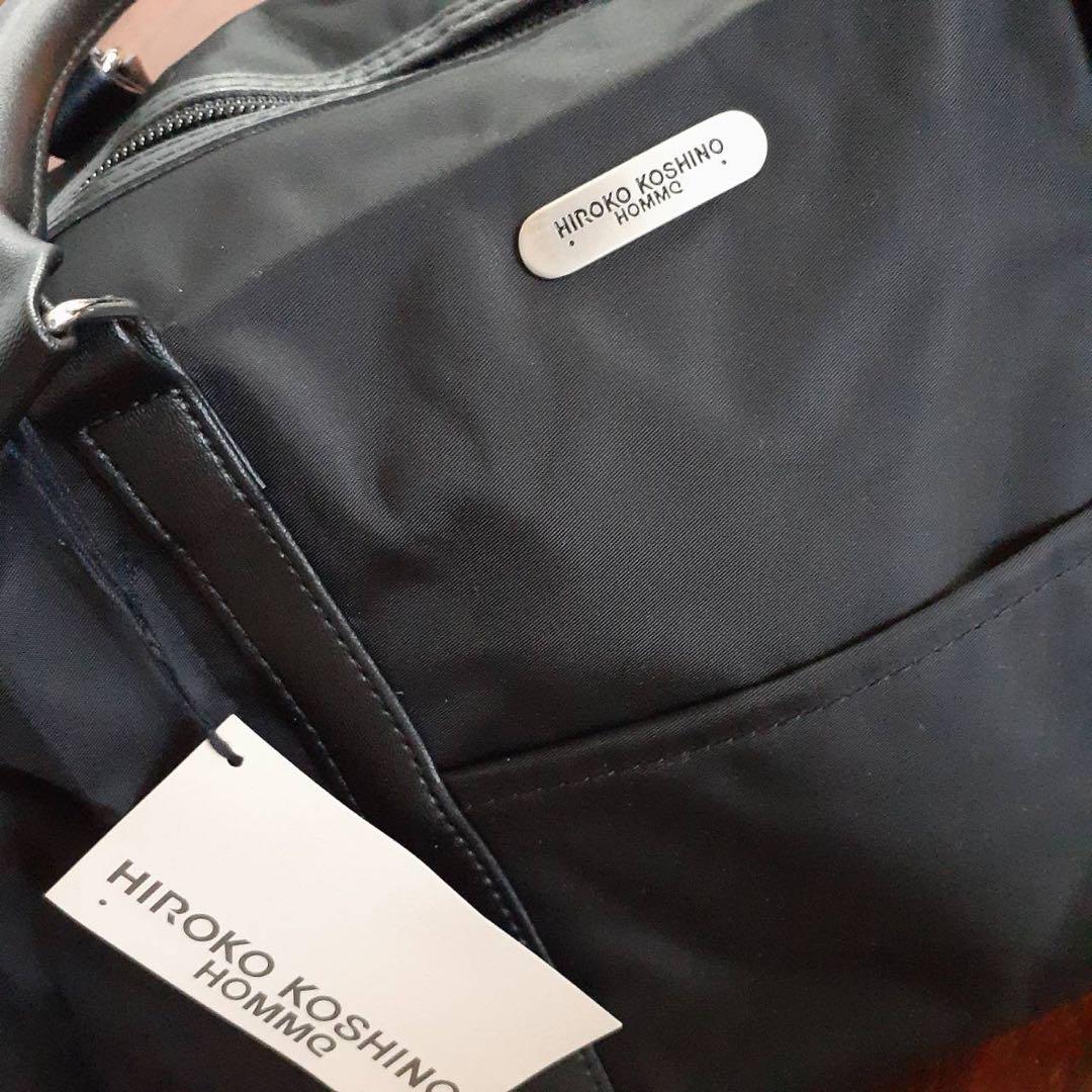 【未使用】HIROKO KOSHINO HOMME ボストンバッグ 黒