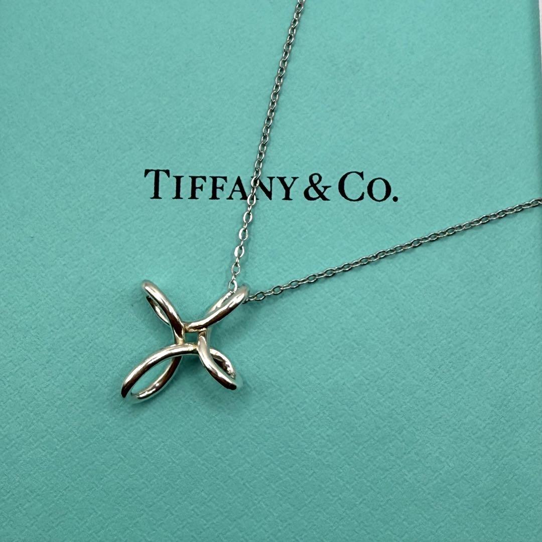 ティファニー ミニ インフィニティ クロス ネックレス シルバー 925TIFFANY