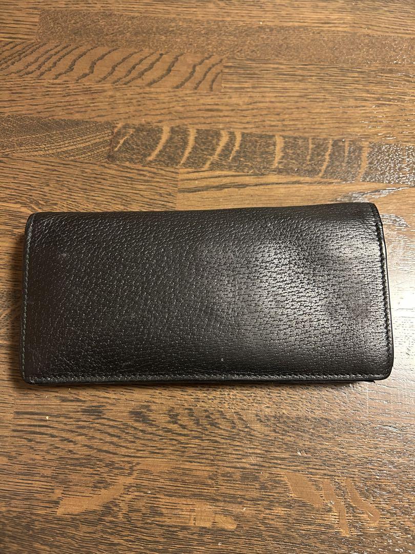 gucci 黒 レザー 長財布