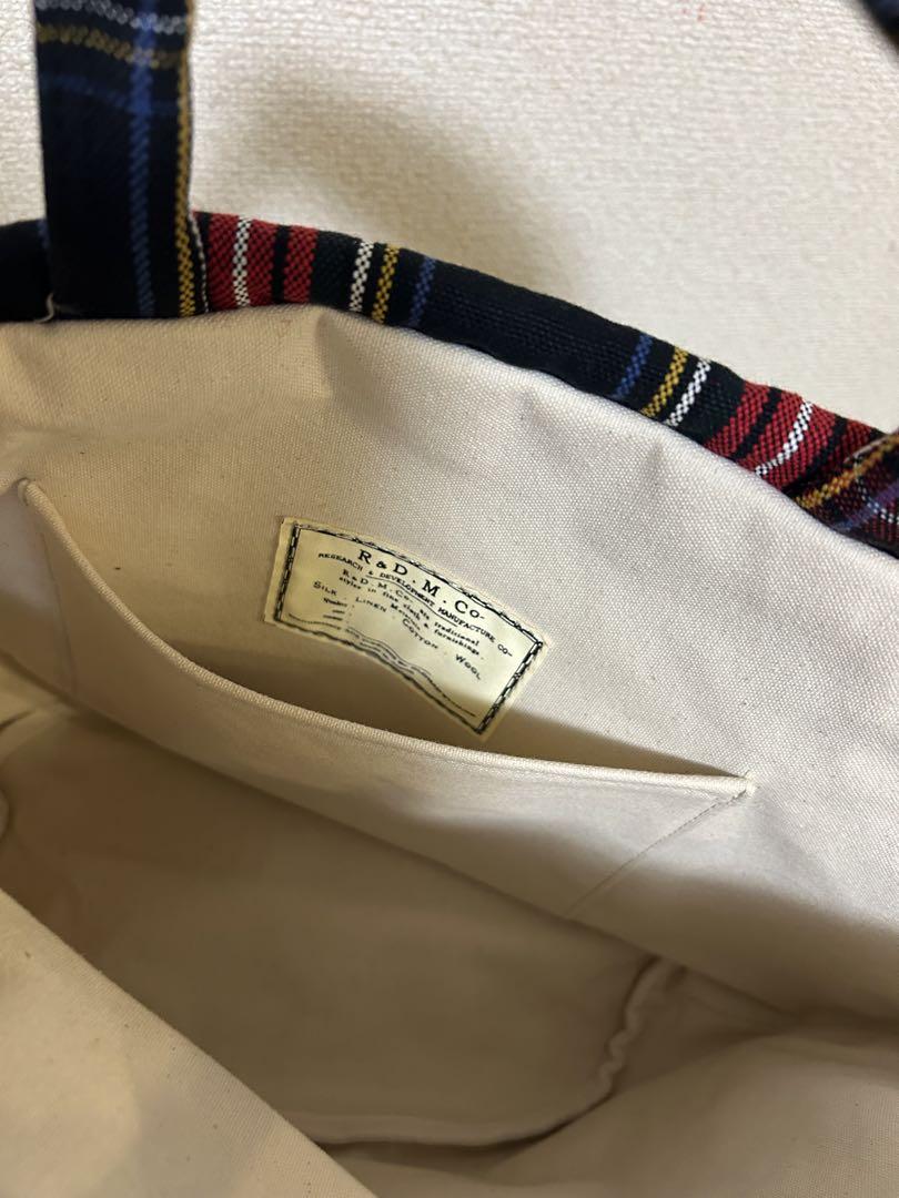 R&D.M.C. チェック柄バッグ