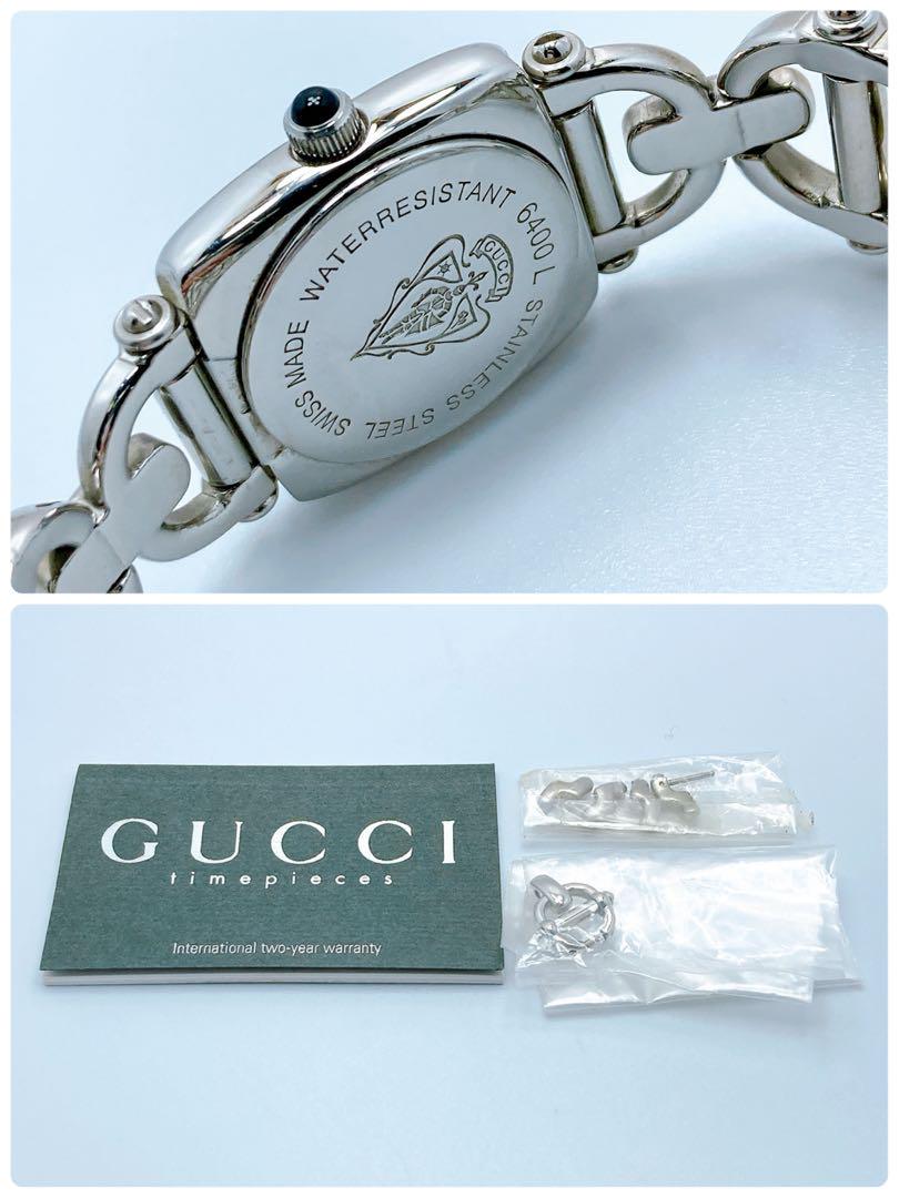 292GUCCI グッチ　6400L ホースビット　クォーツ　腕時計