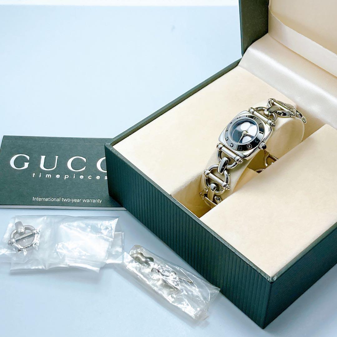 292GUCCI グッチ　6400L ホースビット　クォーツ　腕時計
