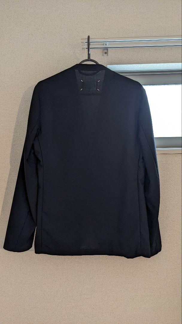 Maison Margiela ノーカラージャケット 黒 サイズ44 画像2