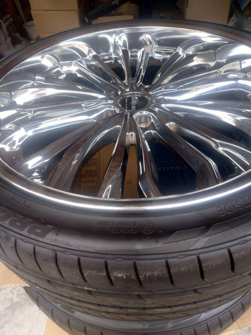 kranze 21インチ ホイールセット ロックナット付き