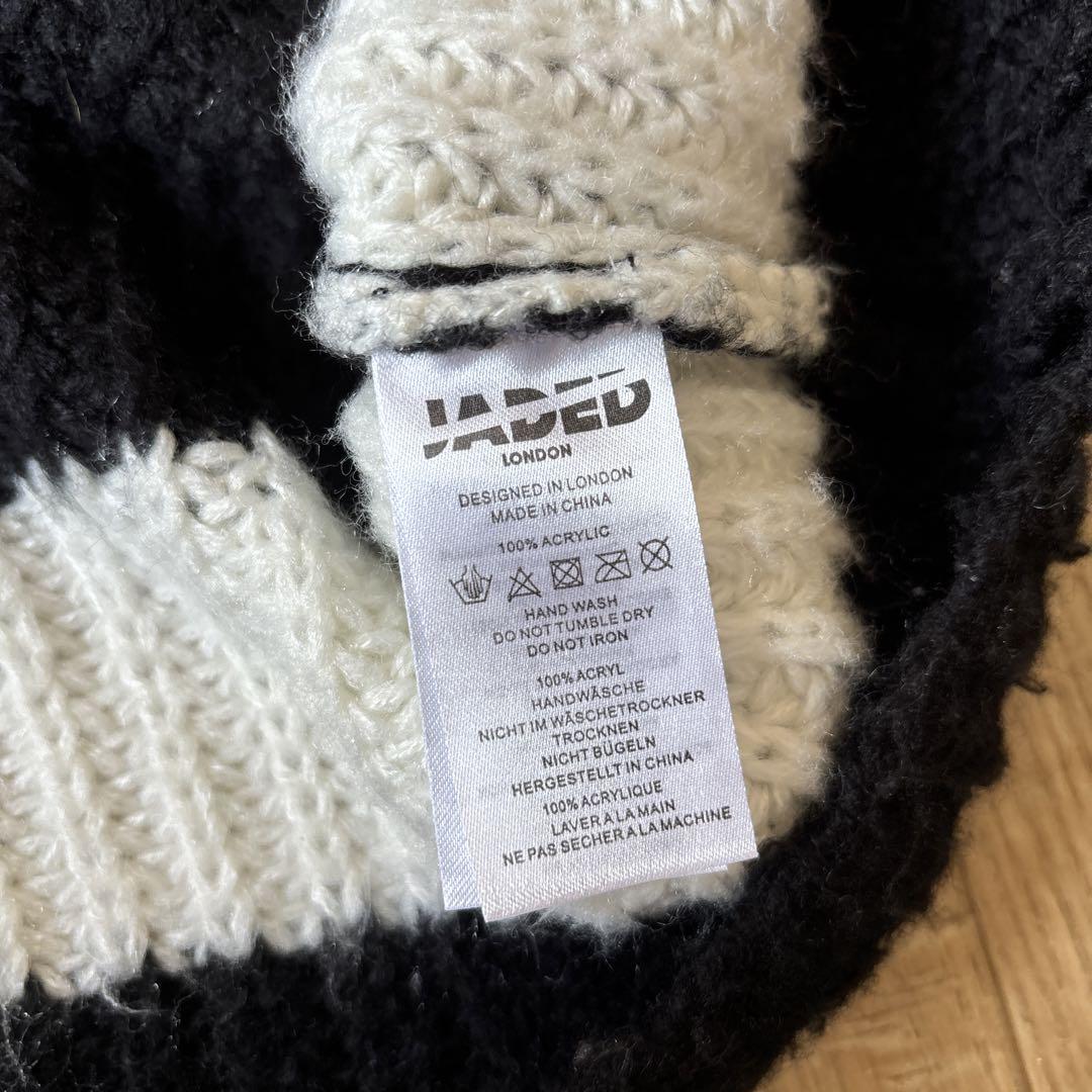 レア jaded london モヘア ボーダーニット y2k 画像9