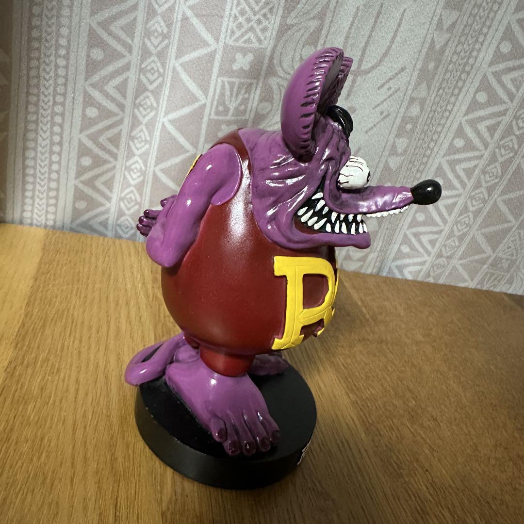 Rat Fink フィギュア 紫色 約15cm