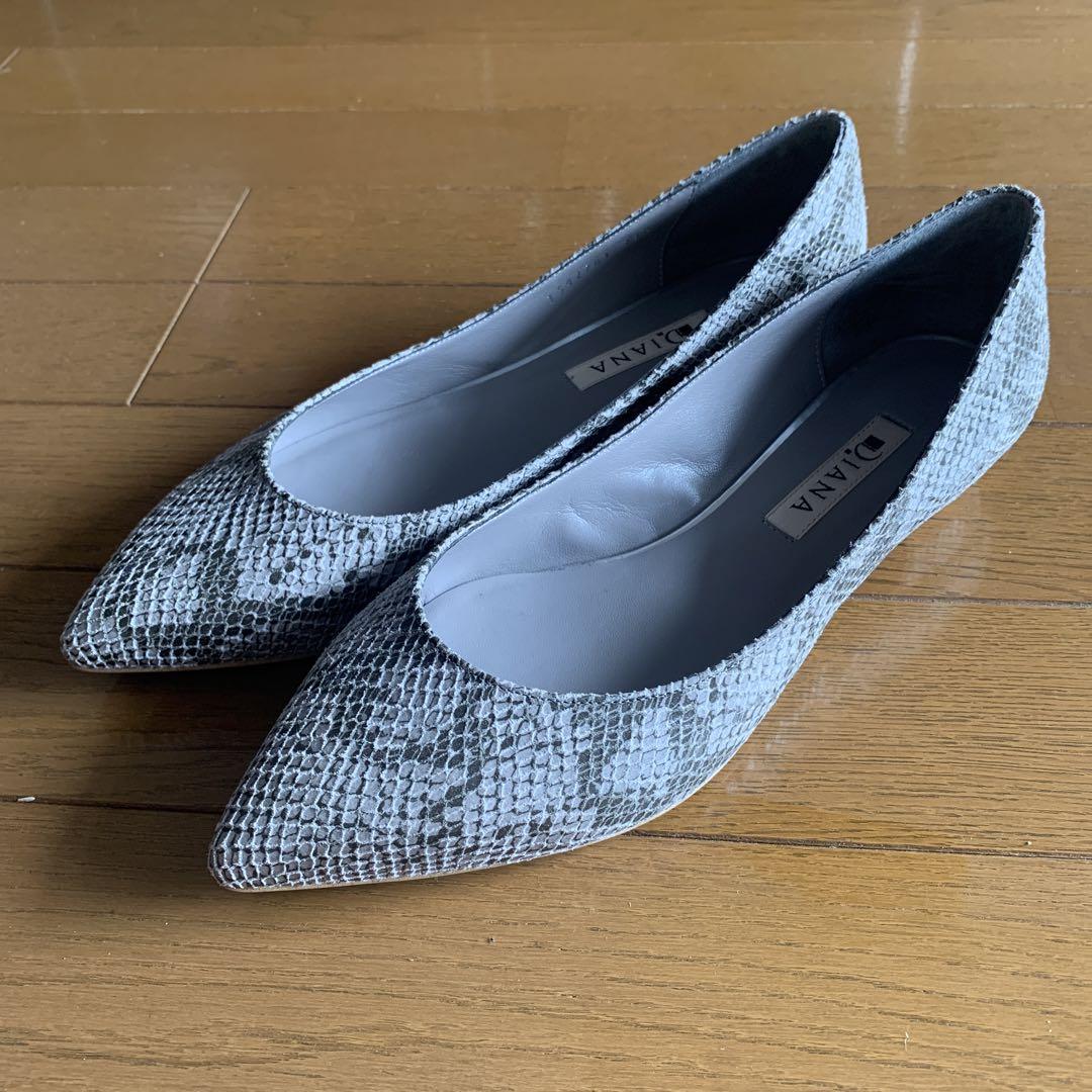 ダイアナ ローヒールパンプス 23.5