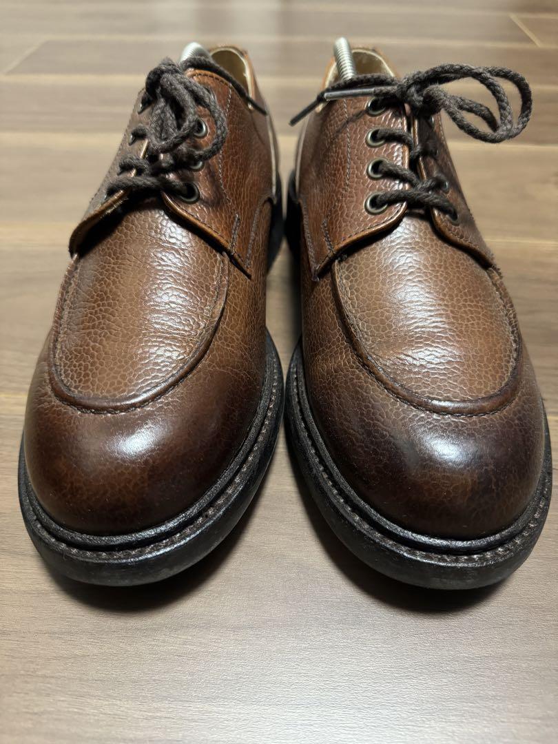バーウィック　Berwick Uチップシューズ　6 1/2 ブラウン