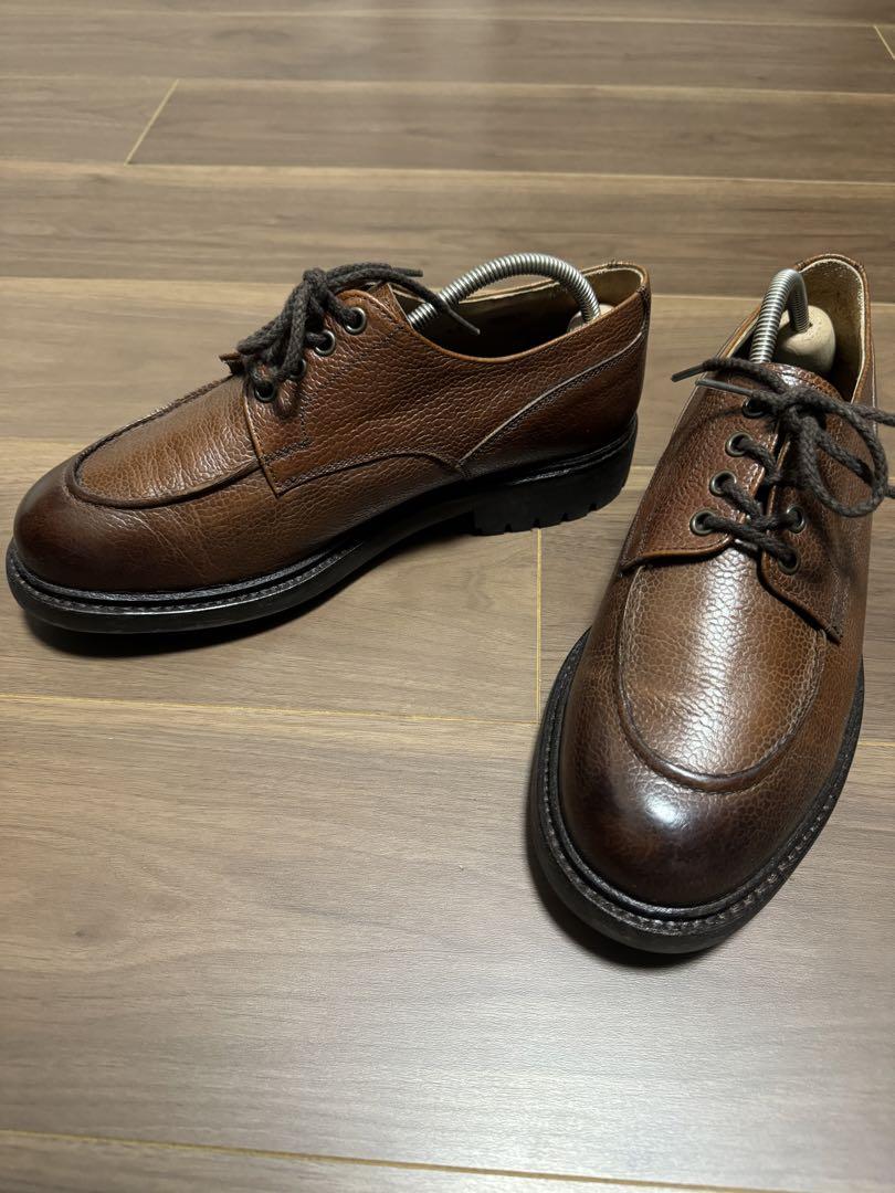 バーウィック　Berwick Uチップシューズ　6 1/2 ブラウン