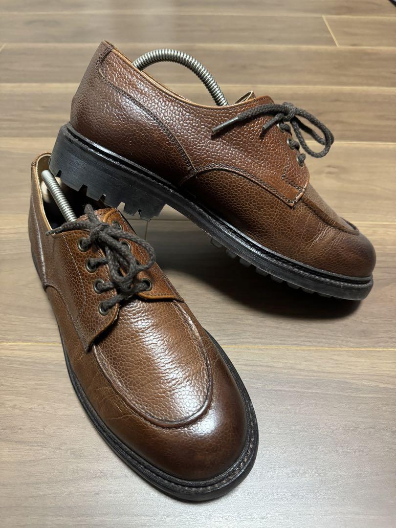 バーウィック　Berwick Uチップシューズ　6 1/2 ブラウン