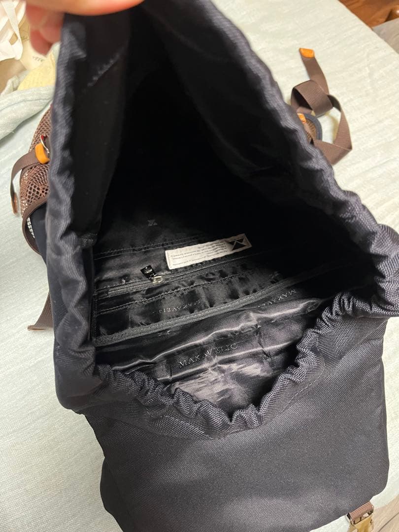 MAKAVELIC バックパック ネイビー レッド OLIVEOS_COM_TR