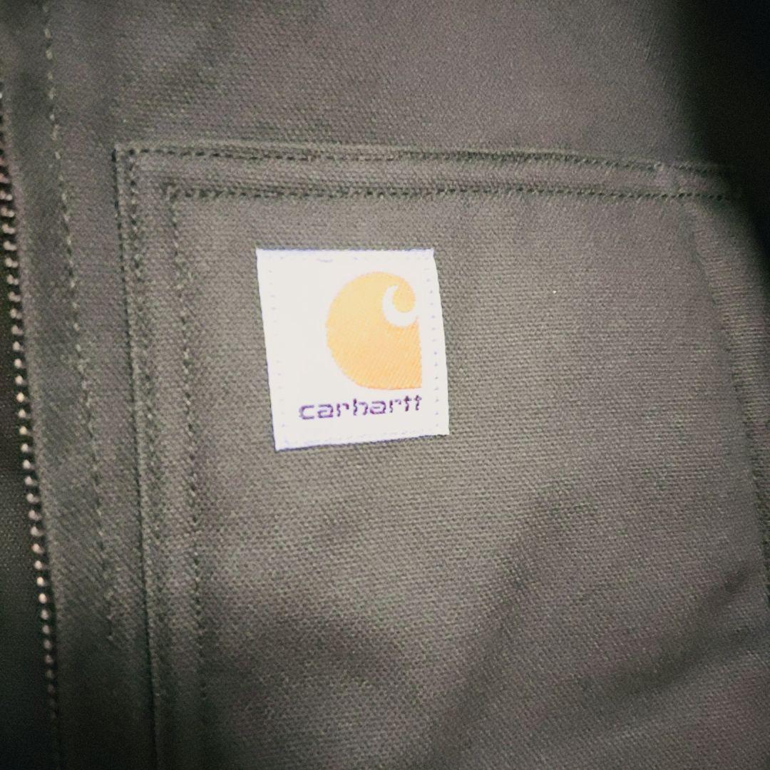キッズ CARHARTT オリーブグリーンジャケット 7-8