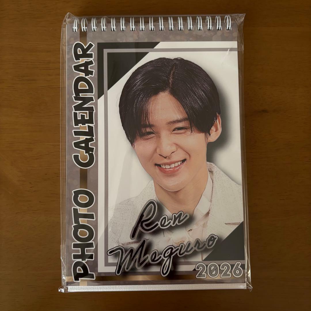 新品・未開封】Snow Man 目黒蓮 2026年 卓上カレンダー 特典付き 新品・未開封】Snow Man 目黒蓮 2026年 卓上カレンダー 特典付き
