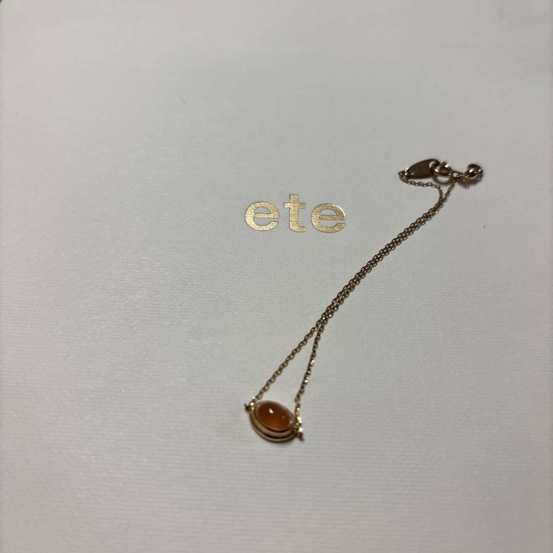 ete k10 ヴェールナチュラルストーンブレスレット