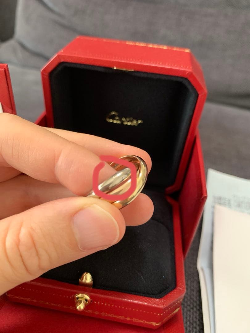 カルティエ トリニティリング クラシックモデル 51