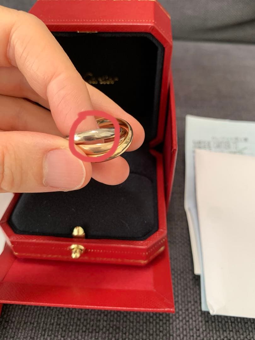 カルティエ トリニティリング クラシックモデル 51