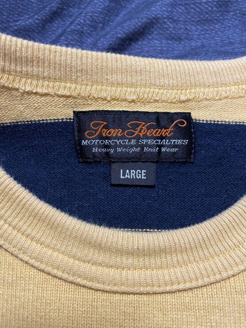 Iron Heart アイアンハート ボーダー 長袖Tシャツ ロンT