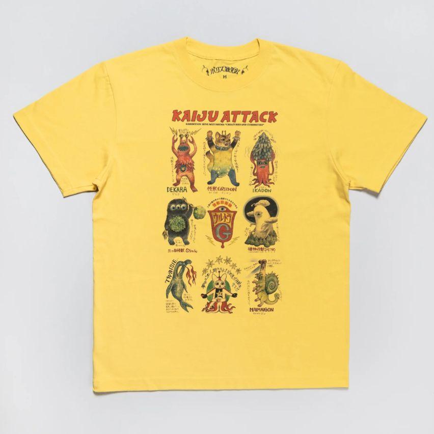ボリス雑貨店♥ヒグチユウコTシャツ 怪獣アタックS