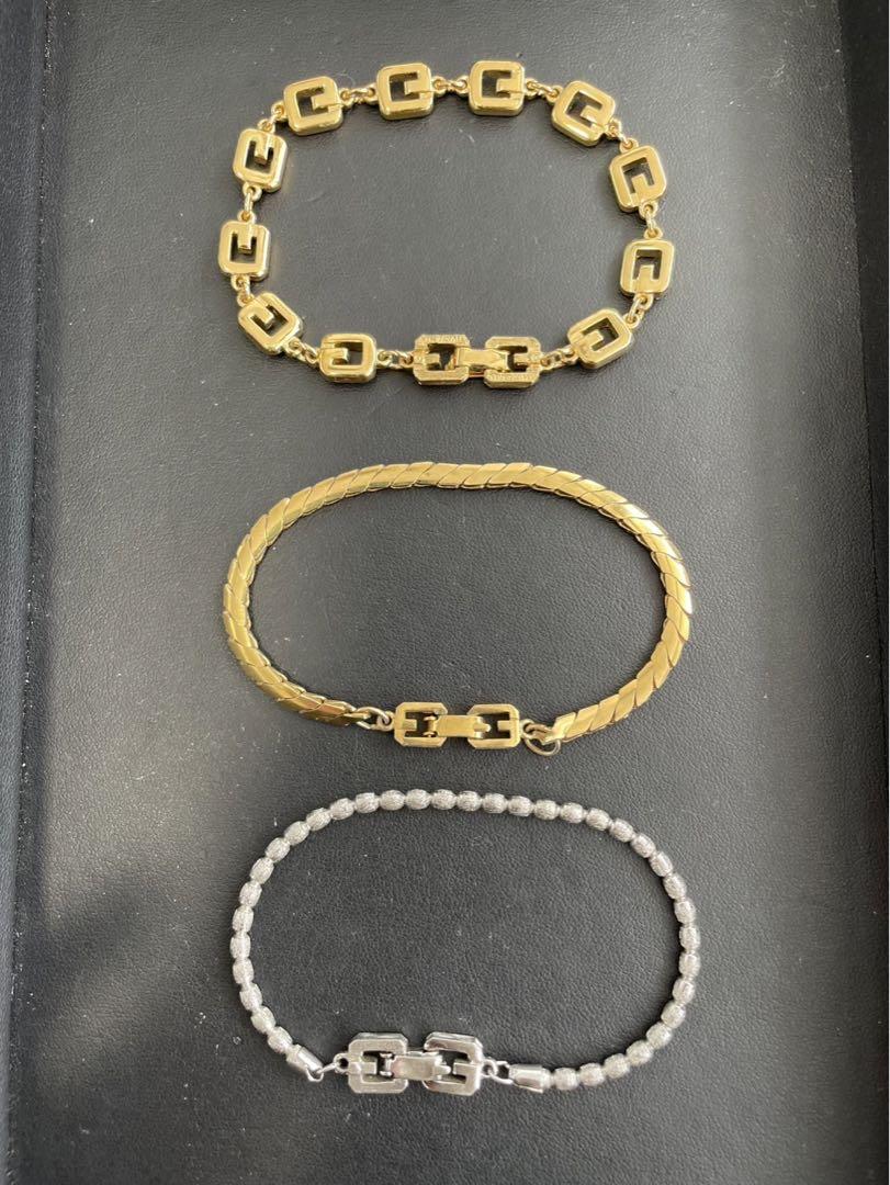 【GIVENCHY】ゴールド Gチェーンブレスレット GIVENCHY】ゴールド Gチェーン ブレスレット バングル