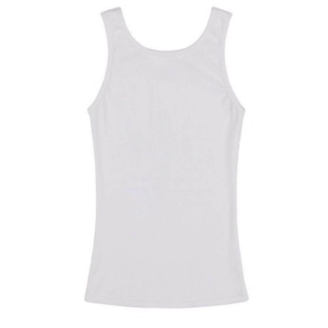 [FANCY CLUB) FRONT CROSS SLEEVELESS
