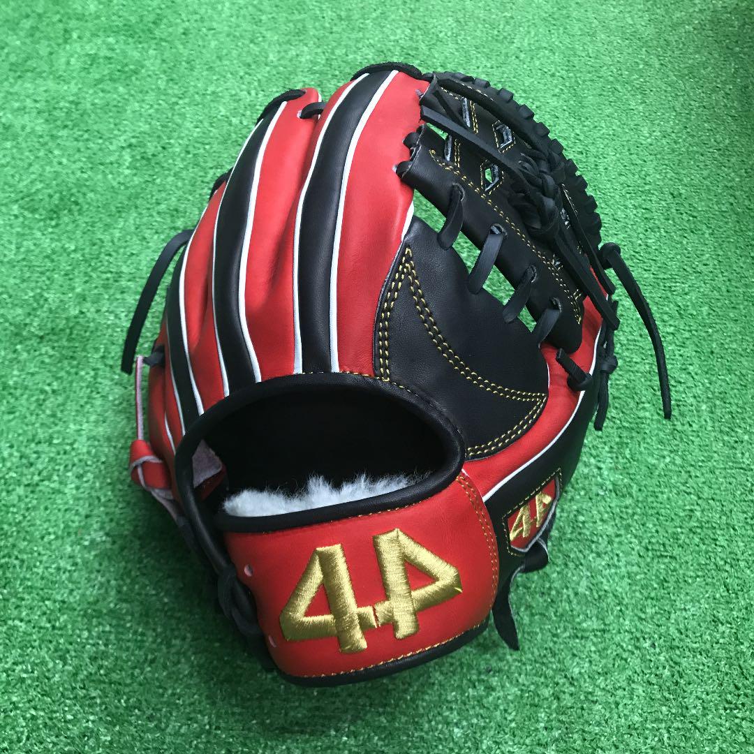 激レア品 44グローブ 軟式グローブ 内野手用 フォーティーフォー 44 販売販売店舗 ⚠️激レア・スペシャルオーダー⚠️44グローブ 軟式グローブ 44 内野手用 グローブ