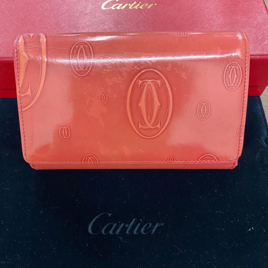 超美品‼️カルティエ　Cartier 財布　二つ折り　折り財布　ハッピーバースデー