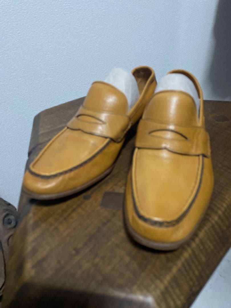 ヴィンテージ neiman marcus レザー ローファー アンライン26cm Neiman Marcus