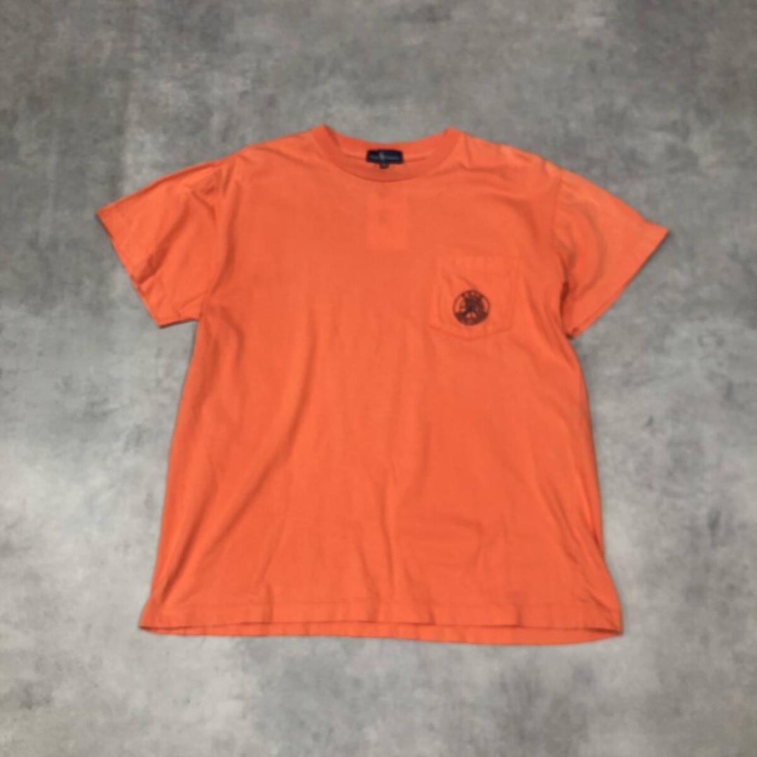 GQ263◇Ralph Lauren : 90's クッキーパッチ ポケットT