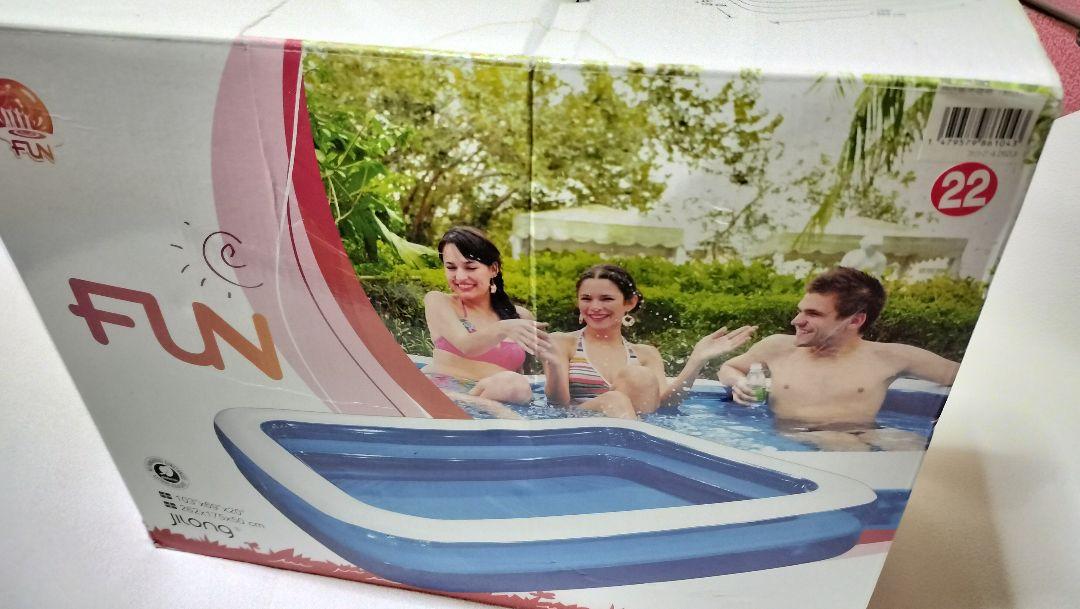 FUN Giant Rectangular Pool 22人用