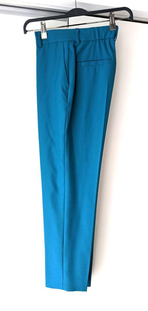 【未使用品】ANAYI アナイ ストレッチ テーパード パンツ ブルー系　36