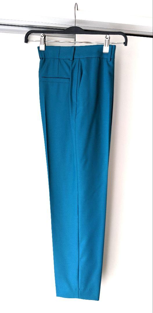 【未使用品】ANAYI アナイ ストレッチ テーパード パンツ ブルー系　36