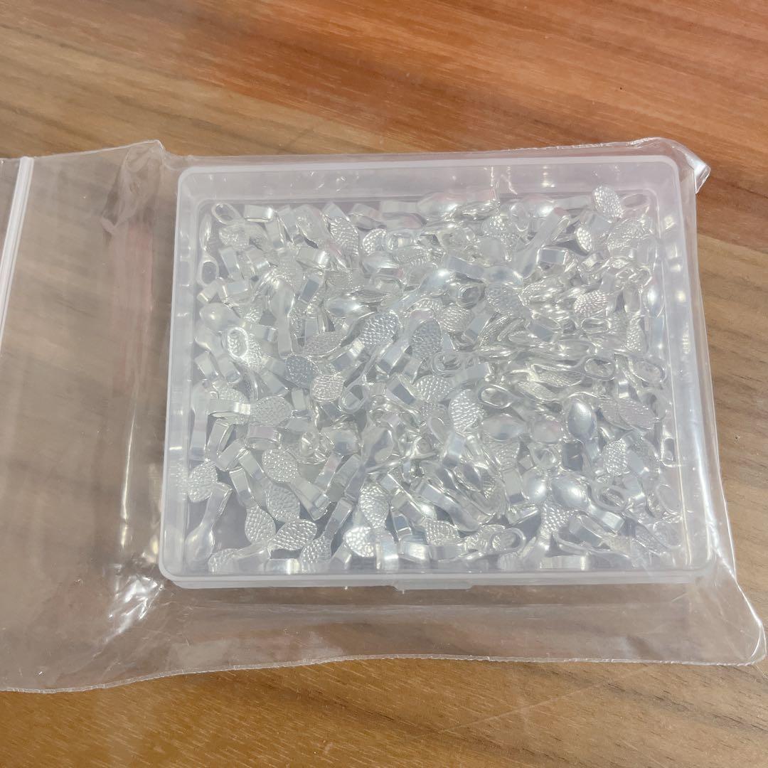 新品⭐️ペンダントベイル 100個 シルバーメッキ 小さなペンダント