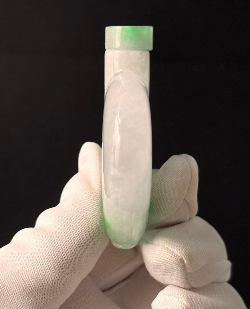 【#FC0008】翡翠彫刻鼻煙壺 アンティーク珍品 収集家必見