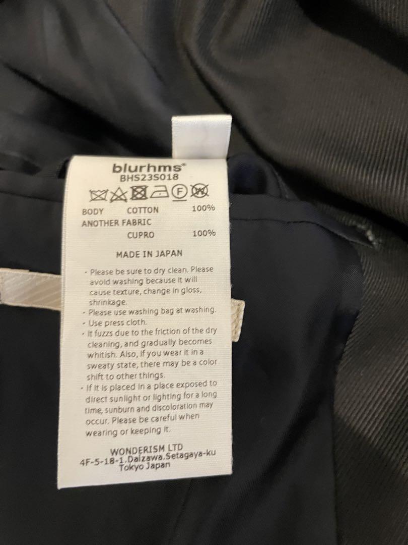 blurhms Drill Chambray Motorcycle Jacket