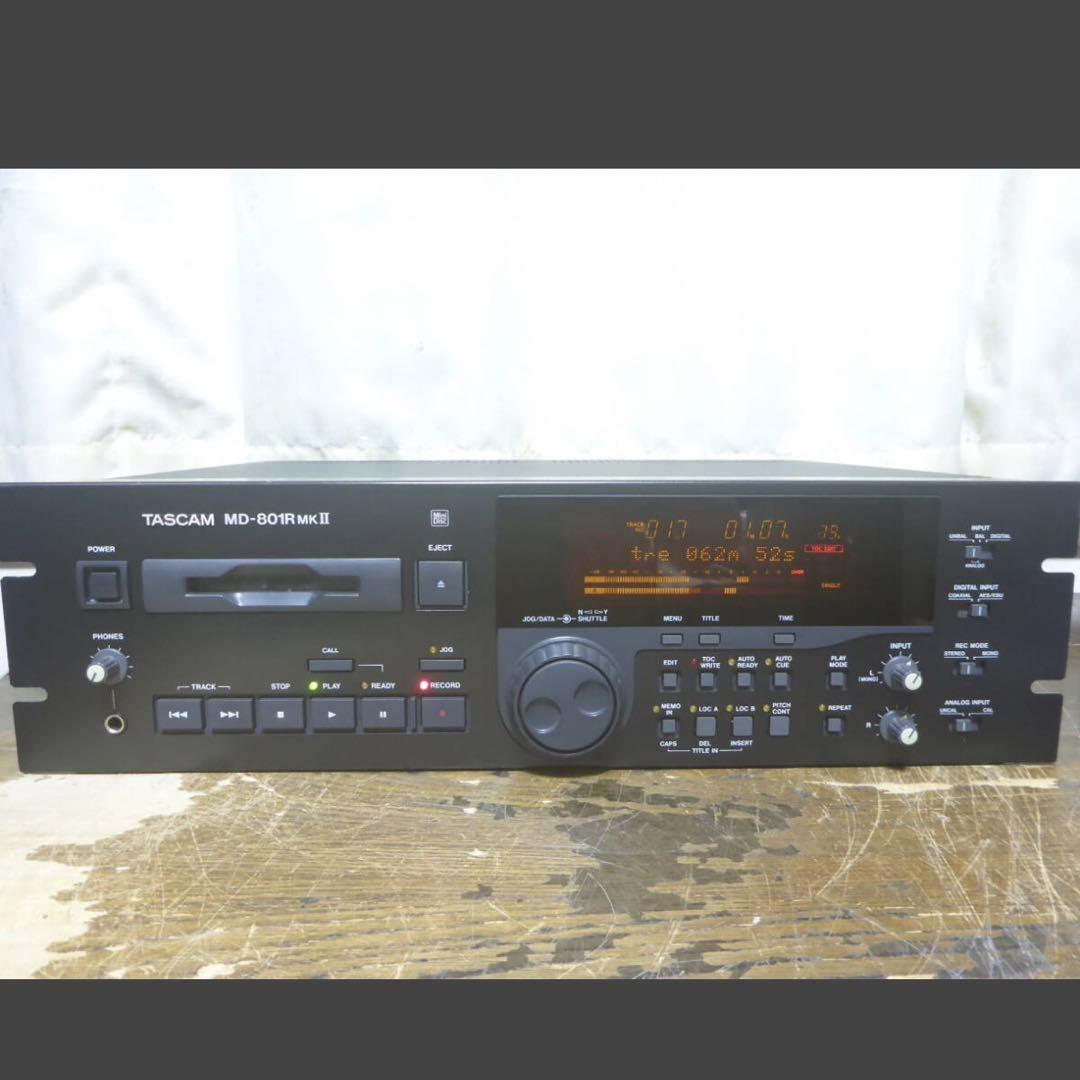 TASCAM MD-801R MKⅡ MK2 業務用MDレコーダー　タスカム
