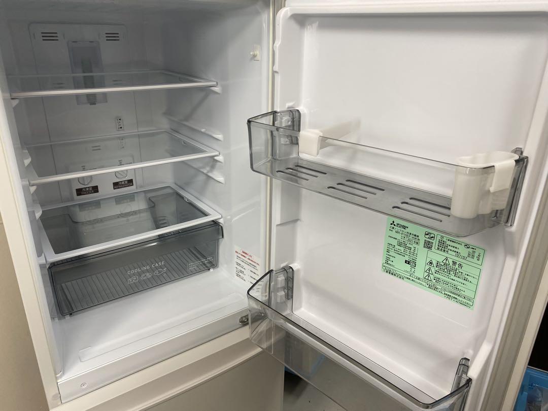 三菱 ノンフロン冷凍冷蔵庫 146L MR-P15EF-KW 2021年製