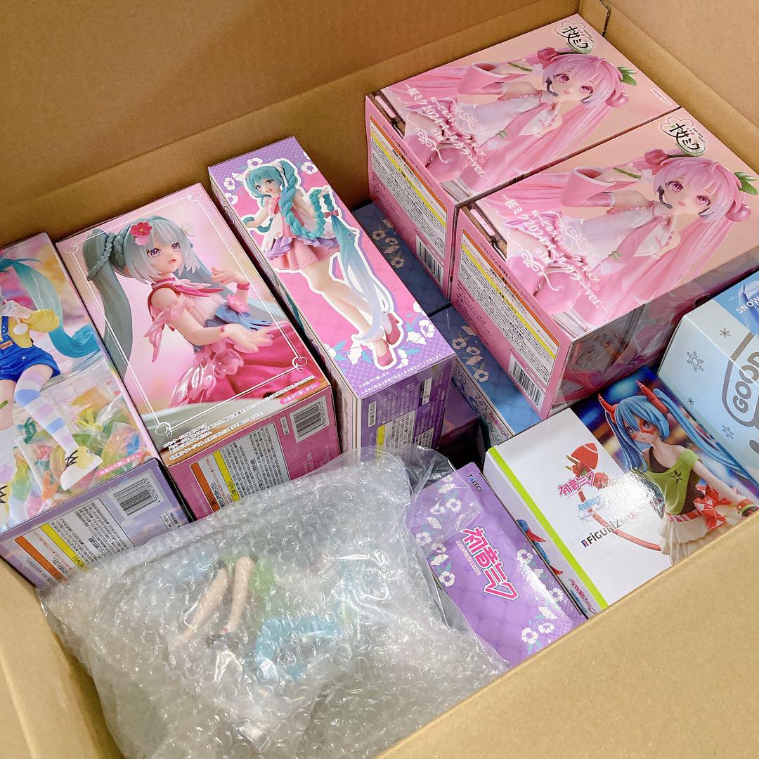 20点 初音ミク プライズ フィギュア まとめ売り ぬーどる 雪ミク 桜ミク 20点 初音ミク プライズ フィギュア まとめ売り ぬーどる 雪ミク