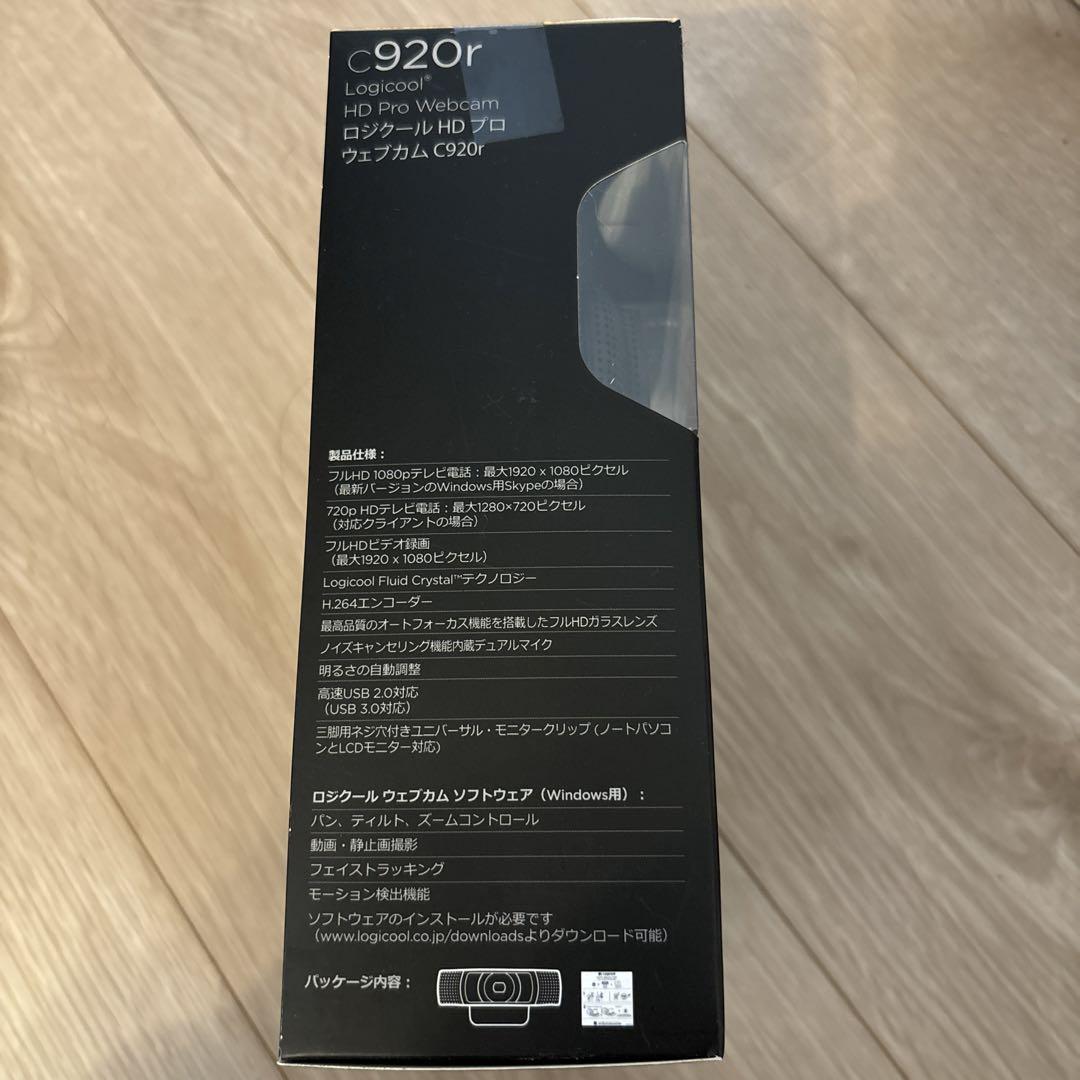 【新品未使用品】Logicool HD Pro Webcam C920r