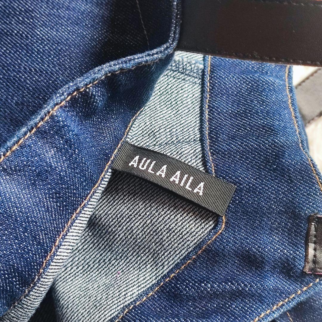 AULA AILA デニムリメイクジャンパースカート