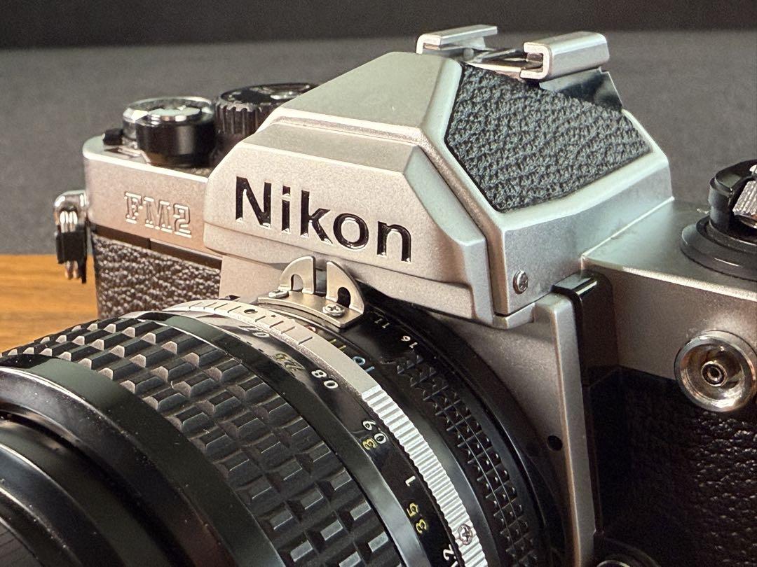 【完動美品】Nikon New FM2 Nikkor 50mm f/1.2付