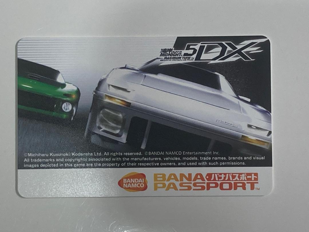 希少品！ バナパスポートカード 海外版 ICタグ 黒 日本未入荷！ 激レア 湾岸ミッドナイト5DX 海外版(英語) バナパスポートカード