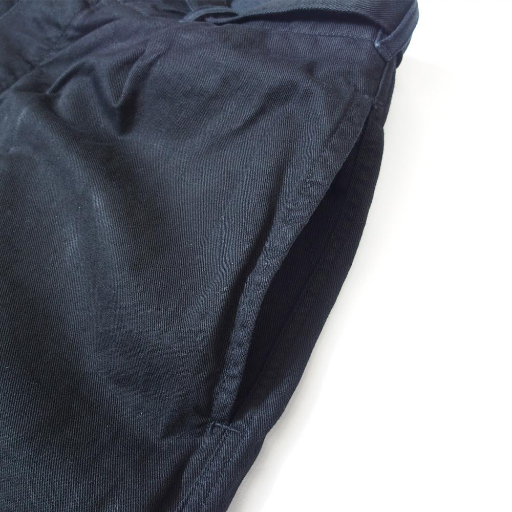【DEAD STOCK】 ドイツ軍 BW コットン ワークパンツ BLACK染め