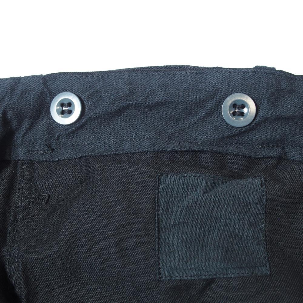 【DEAD STOCK】 ドイツ軍 BW コットン ワークパンツ BLACK染め