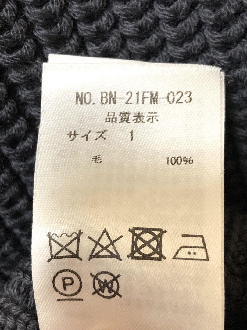 バトナー　シグネチャー　クルーネック　ウール　ニット　セーター　メンズ　グレー
