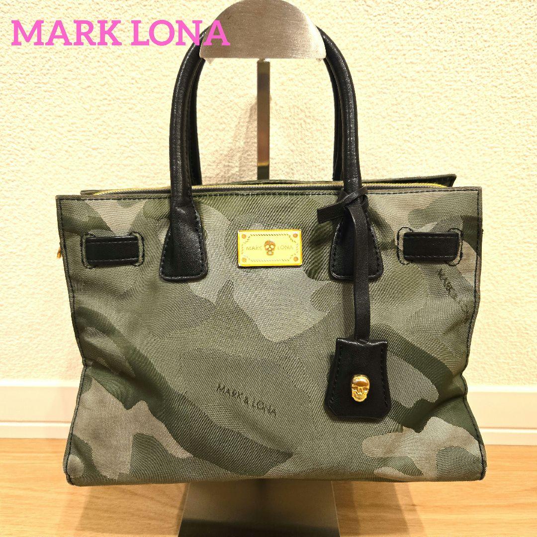 MARK LONA 迷彩柄 ハンドバッグ カモフラ