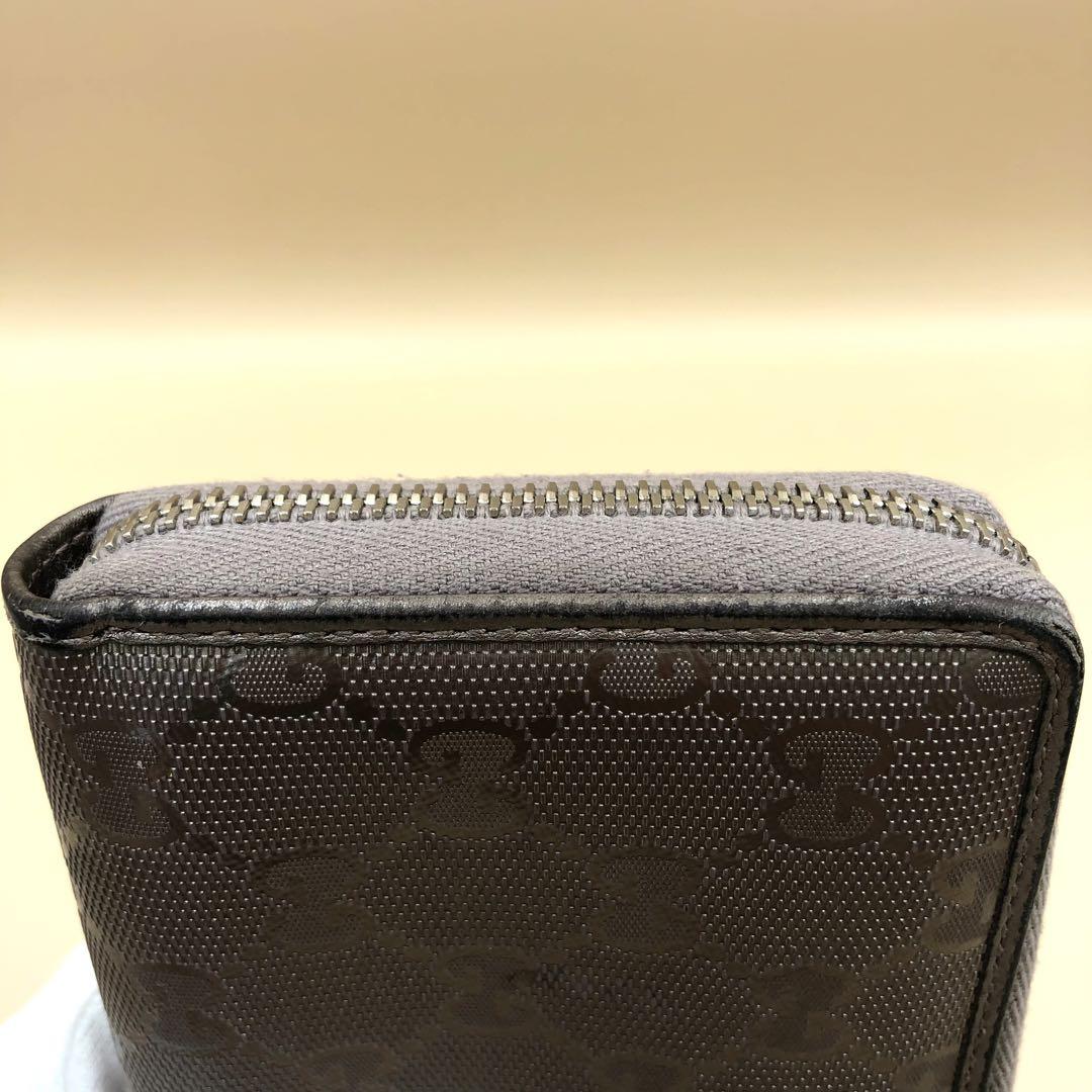 SG3604B グッチ 長財布 ラウンドファスナー GG インプリメ